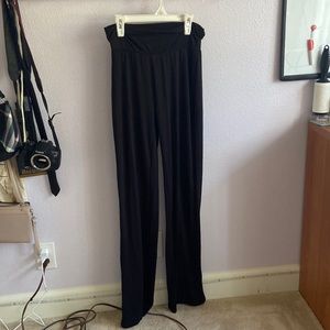Black Flowy Leggings